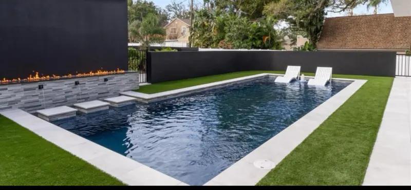 Custom pool build by Next Level Pools and Spas — Central Florida new construction